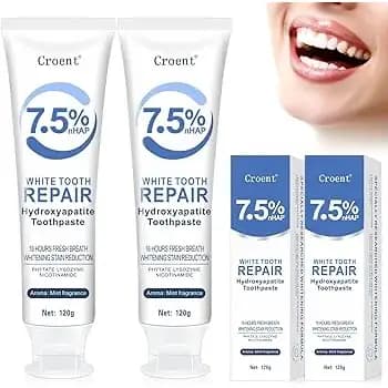 Croent 7.5% Repair Toothpaste, 2-Pack